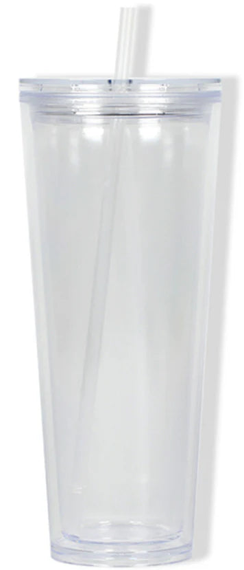Plastic/Acrylic Snow Globe Tumbler - 2 sizes